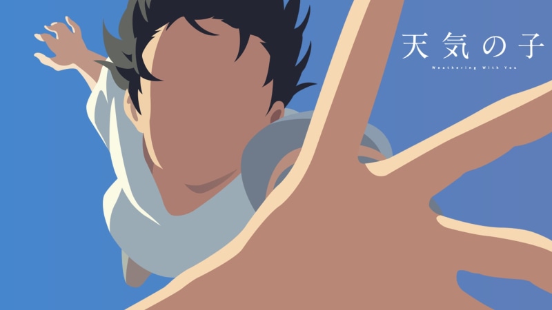 Weathering With You, Tenki no ko, Anime, Hodaka Morishima, 1080P