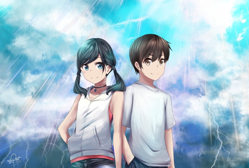 Anime, Hina Amano, 1080P, Weathering With You, Hodaka Morishima