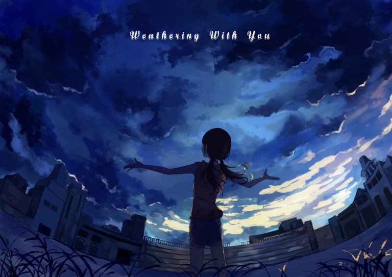 2K, Anime, Weathering With You, Hina Amano