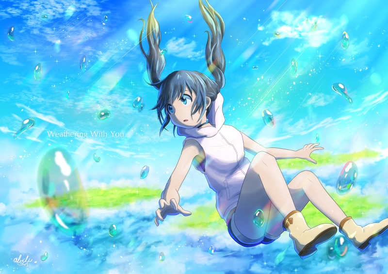Anime, Weathering With You, Hina Amano, 4K