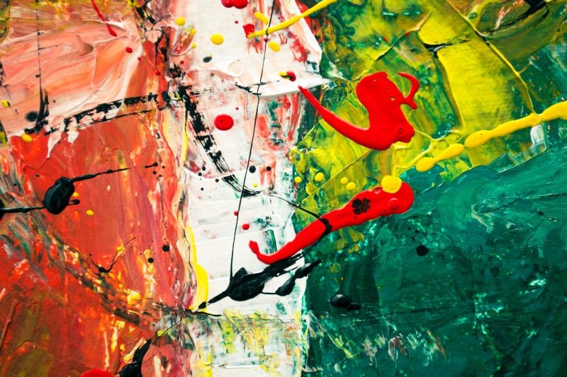 vibrant color, close-up, abstract, dirty, abstract painting, textured effect, artistic, expressionism, art and craft, modern art, abstract expressionism