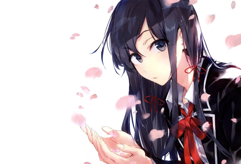 anime girls, Yukinoshita Yukino, Yahari Ore no Seishun Love Comedy wa Machigatteiru, 2K, anime