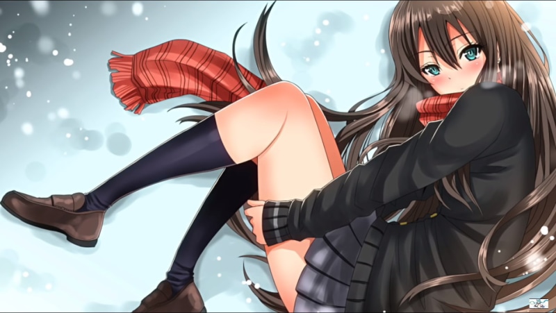 blue eyes, digital composite, young women, hair, shoe, leisure activity, standing, fashion, women, indoors, hairstyle, Yahari Ore no Seishun Love Comedy wa Machigatteiru