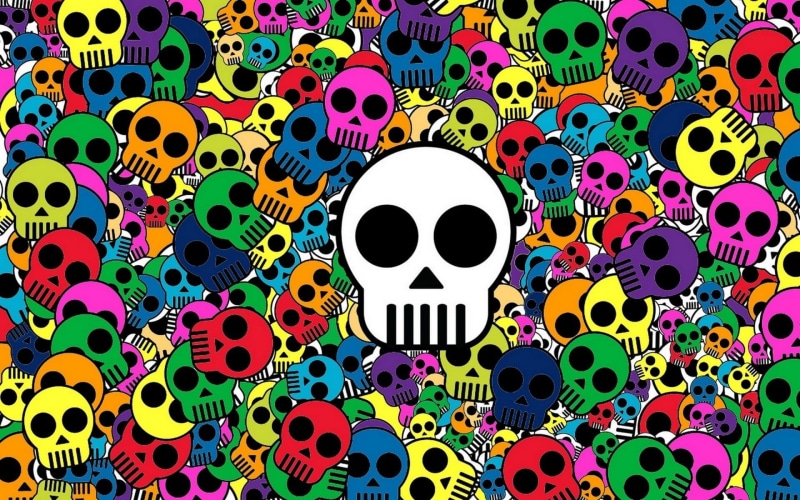 bright, table, symbol, western script, horror, vector, multi-colored, halloween, multicolored, indoors, illustration, black Color, choice, multi colored