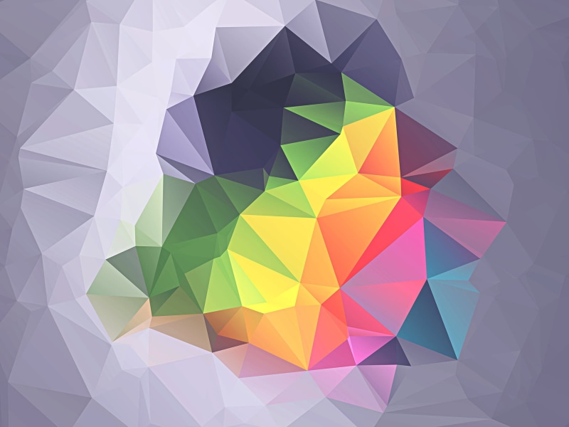 vibrant Color, style, abstract, blue, pattern, art, color Gradient, color Image, low, indoors, design, ornate, glass - Material, elegance, banner, triangle Shape