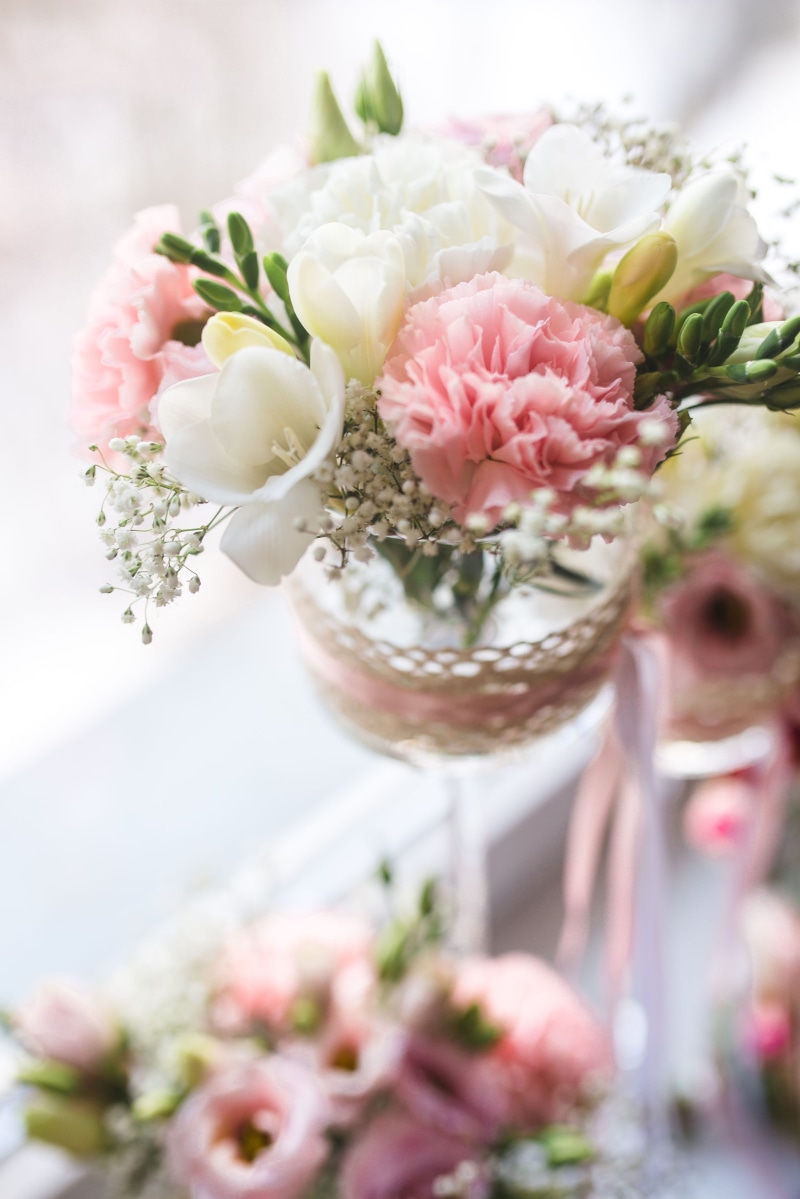 event, selective focus, wedding, nature, beauty in nature, glass, flowering plant, wedding ceremony, plant, rose - flower, floral, pink color, flowers