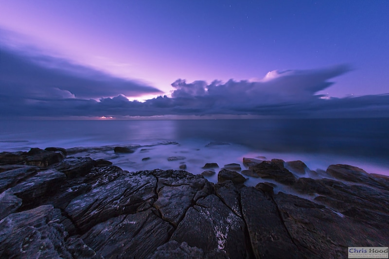 Australia, sunset, waves, night, coast, dawn, skies, morning, 720P, stones, dusk, ocean  sea, blue skies, sea, sky, rock - Object, rocks, clouds, water
