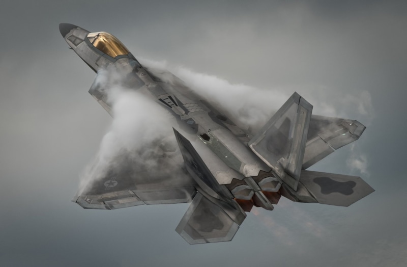 Warplane, Lockheed Martin F-22 Raptor, Jet Fighters, 1080P, Aircraft, Jet Fighter