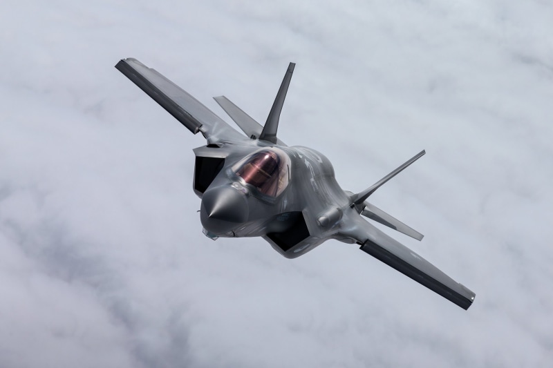 Warplane, Aircraft, Lockheed Martin F-35 Lightning II, Jet Fighters, 1080P, Jet Fighter
