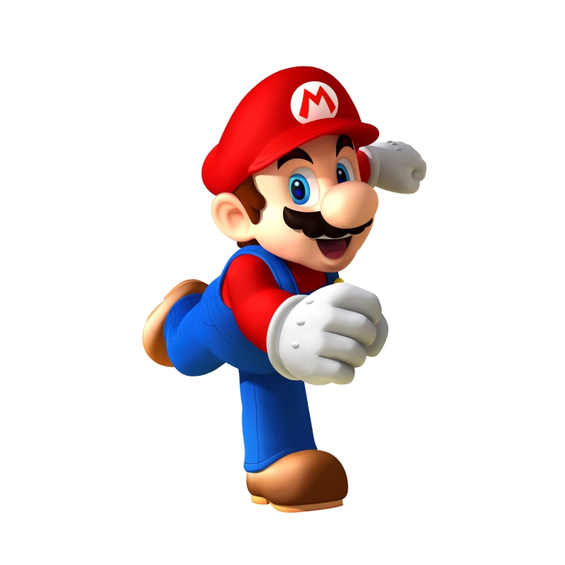 white background, humor, single object, plastic, cartoon, childhood, people, fun, business, toy, Super Mario, copy space, mario, video games, doll, human representation