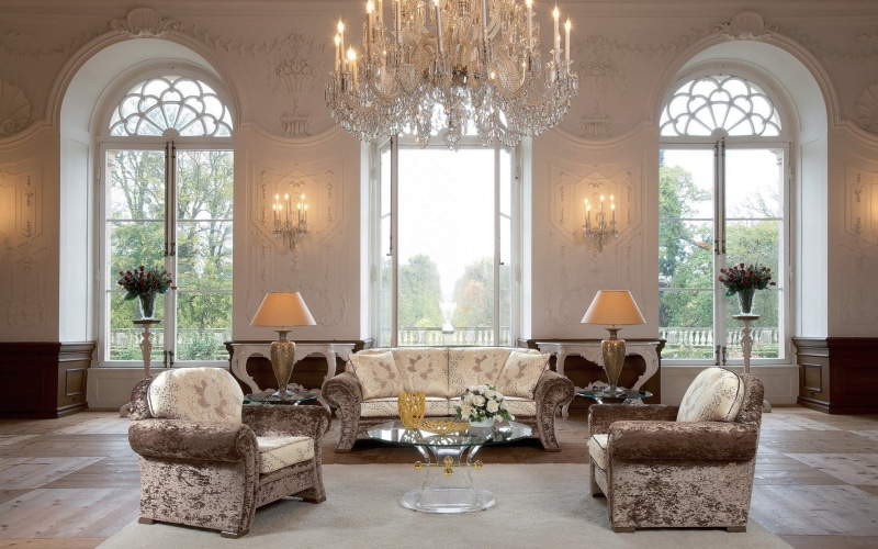 1080P, Interior, Style, Lights, Sofa, Room, Design, Castle, Living
