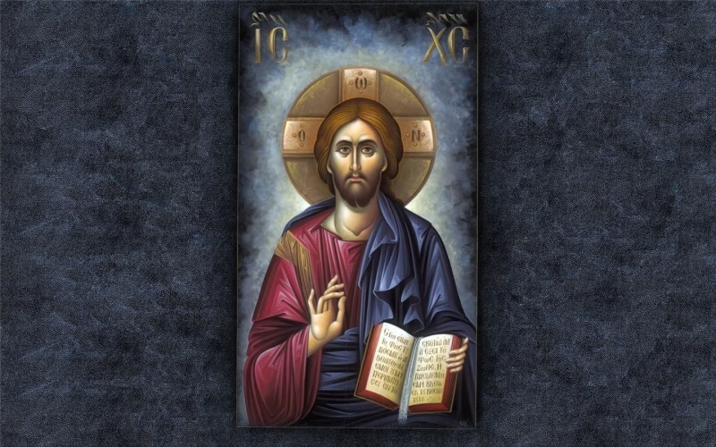 religious equipment, Jesus, Christ, gold colored, place of worship, God, representation, indoors, belief, female likeness, wall - building feature, human representation