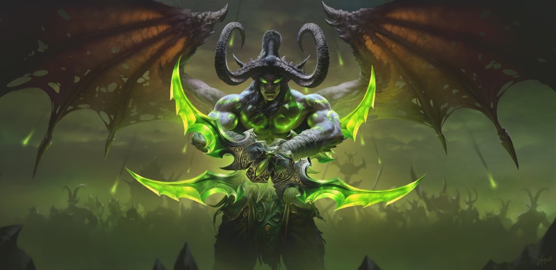 World of Warcraft: The Burning Crusade, Illidan Stomrage (Warcraft), 4K