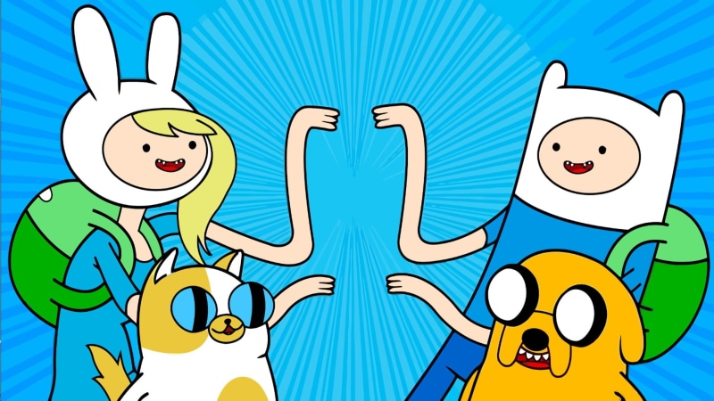 art and craft, Finn the Human, communication, friendship, men, gesturing, adventure, positive emotion, Adventure Time, males, Jake the Dog, 1080P, cheerful