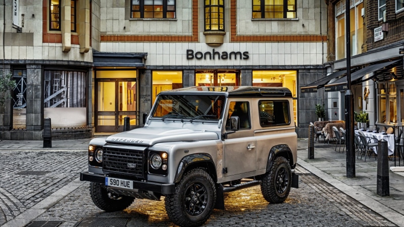 1080P, residential district, rover, city life, building, suv, defender, street, architecture, mode of transportation, travel, Land Rover, retro styled