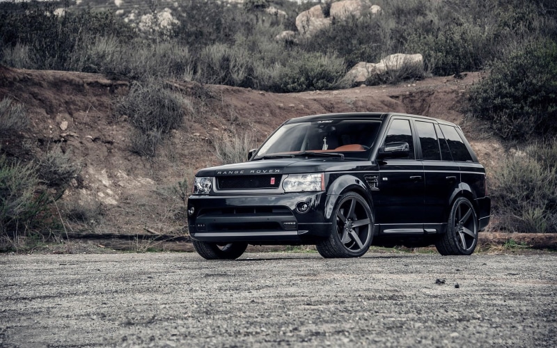 land, black, car, range, 1080P, rover