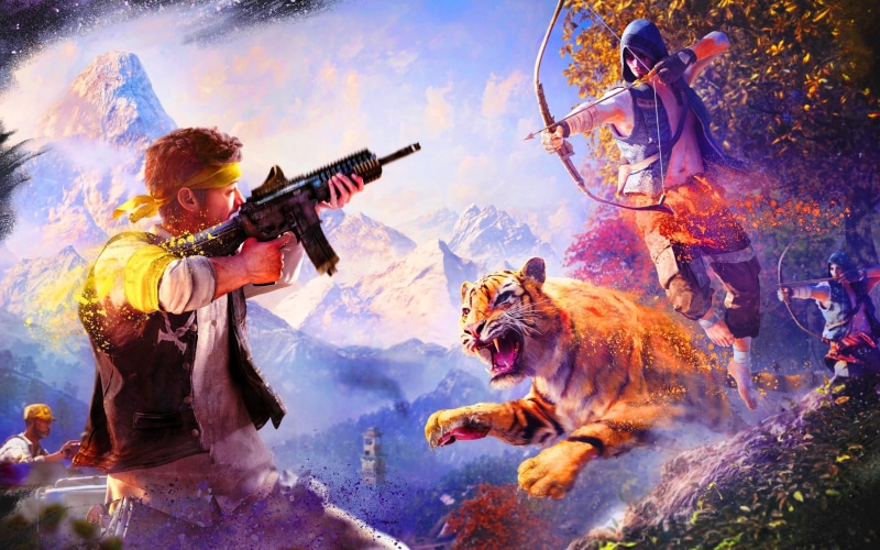 far, far cry, 2K, far cry 4 2014, games, attack, cry