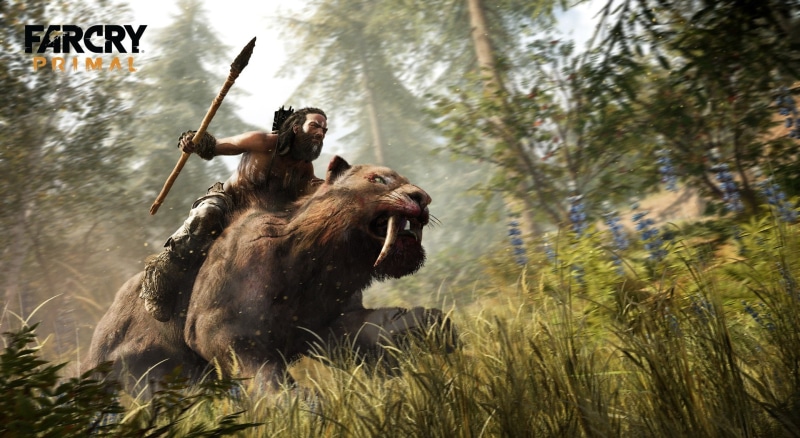 tree, 1080P, vertebrate, poster, mammal, Far Cry, monkey, game, mouth open, anger, outdoors, nature, focus on foreground, animal, animal mouth, primate