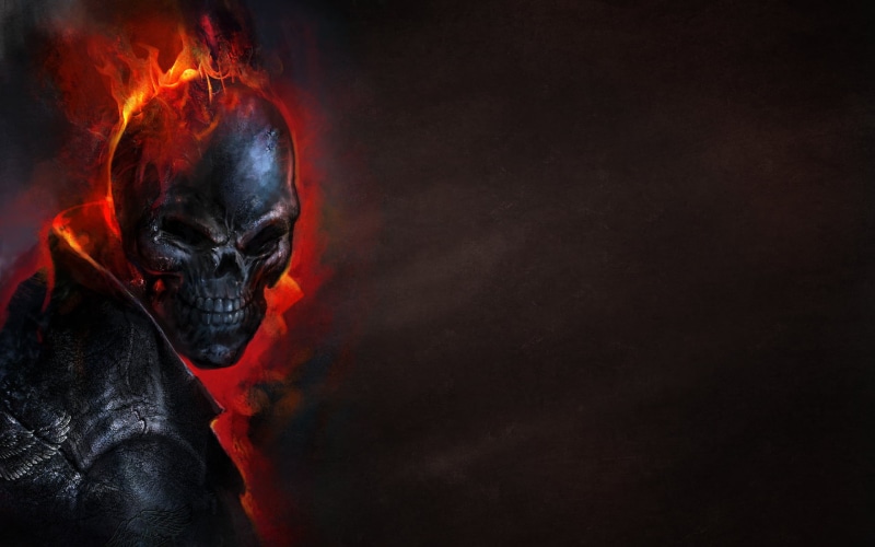 death, demon - fictional character, the dark background, one person, copy space, dark, devil, men, backgrounds, burning, skeleton, no People, disguise
