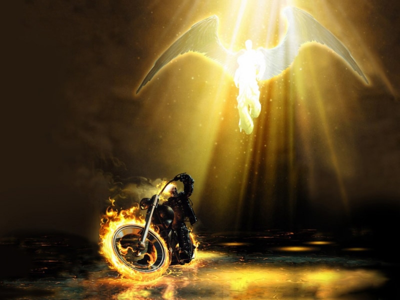 rider, ghost, comics, 720P, hd