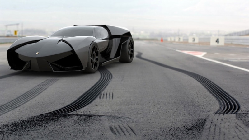 Lamborghini, built structure, city, sports, architecture, security, day, land vehicle, street, nature, wheel, surface level, black color, no people, black