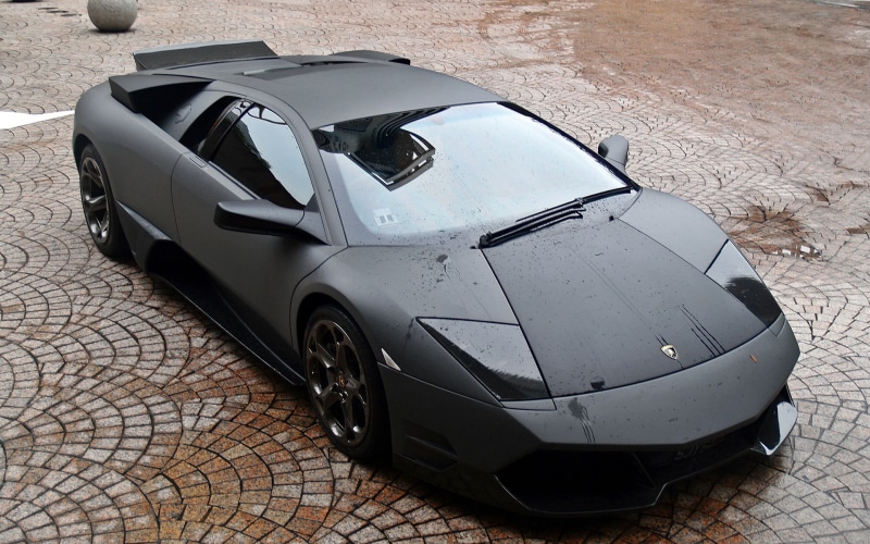 white color, sport, silver colored, city, motor vehicle, travel, vehicle, damaged, Lamborghini, land vehicle, high angle view, wheel, transportation, metal
