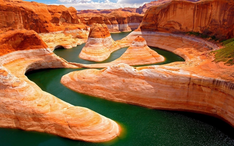 rock formation, eroded, grand, rock, day, water, travel destinations, arizona, layered, nature, landscape, canyon, Grand Canyon, physical geography, rock - object