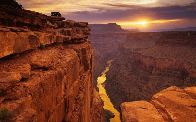 formation, nature, Sun, non-urban scene, 1080P, travel destinations, sandstone, canyon, outdoors, rock, solid, river, climate, geology, tranquil scene