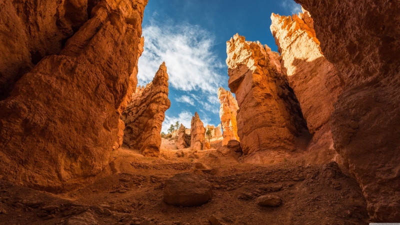 badlands, formation, tranquility, bryce canyon national park, travel, geology, solid, landscape, wilderness, travel destinations, rock formation, non-urban scene