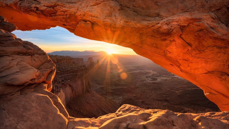 sandstone, non-urban scene, outdoors, light, sunlight, tranquility, scenics - nature, arid climate, geological phenomenon, natural arch, rock - object