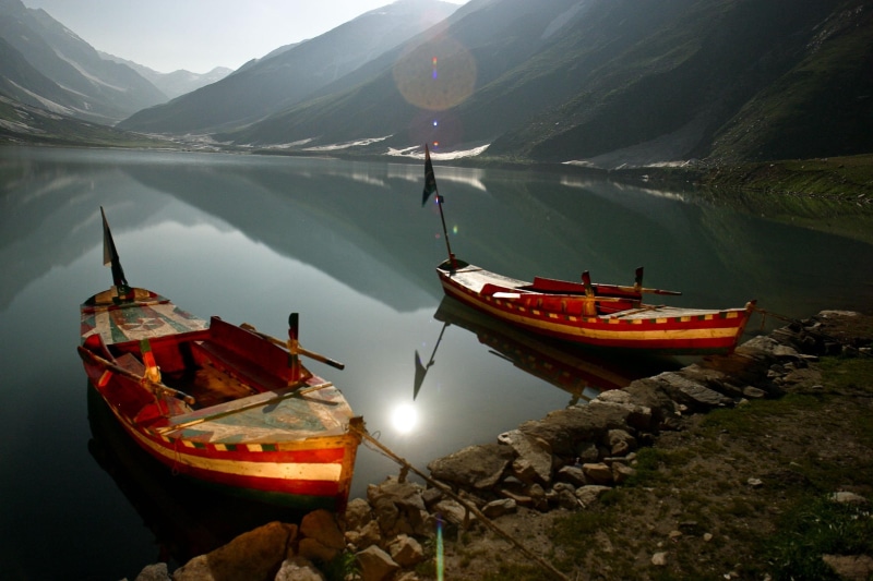 boats, pakistan, saif, lake, in lake saif-ul-muluk, cool, ul, 3d and abstract, 2K, picture, muluk