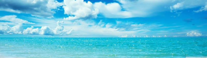nature, tranquility, scenics - nature, tropical climate, cloud - sky, multiple display, horizon, panoramic, tranquil scene, water, sea, horizon over water