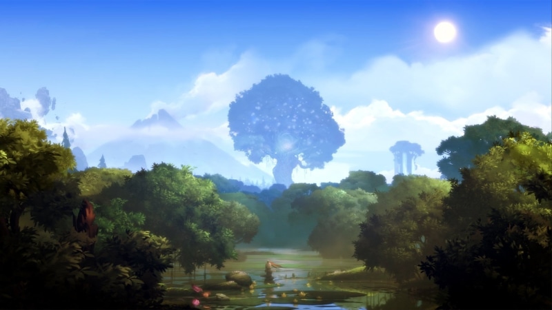 spirituality, tree, trees, Ori and the Blind Forest, religion, building, 720P, landscape, forest, day, tranquility, outdoors, beauty in nature