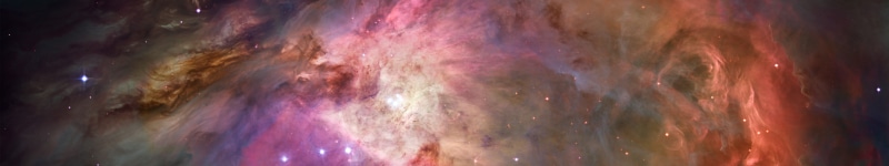 abstract, outdoors, backgrounds, astronomy, textured, no people, galaxy, pattern, Hubble Deep Field, multi colored, pink, suns, orange, Orion, stars, triple screen