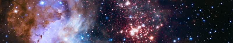 suns, nebula, space, multiple display, galaxy, Westerlund 2, 5K, ESA, Hubble Deep Field, stars, triple screen