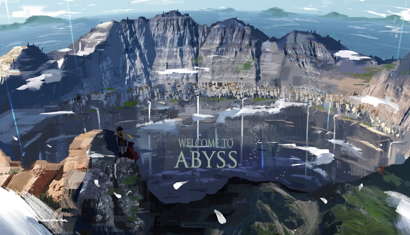 Regu (Made in Abyss), Scenery, Anime, Nature, Made In Abyss, 1080P, Cloud, Town, Riko (Made in Abyss)