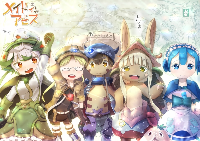 Prushka (Made in Abyss), 1080P, Made In Abyss, Anime, Nanachi (Made in Abyss), Riko (Made in Abyss), Regu (Made in Abyss), Maruruk (Made in Abyss)