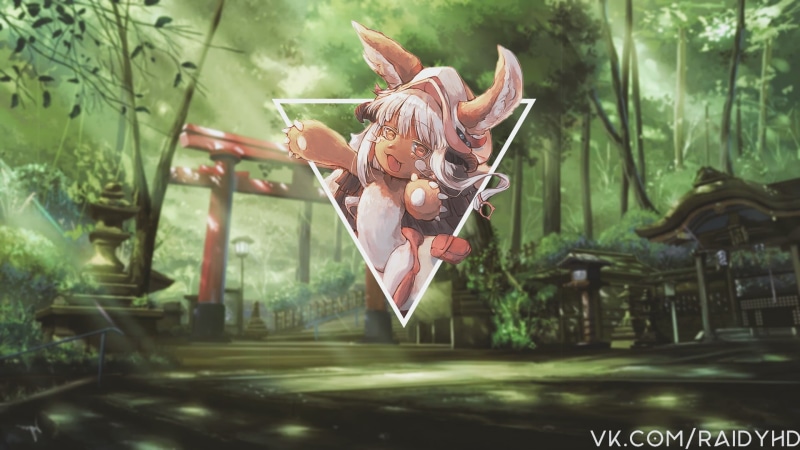 1080P, anime, Nanachi (Made in Abyss), picture-in-picture, anime girls, Made in Abyss
