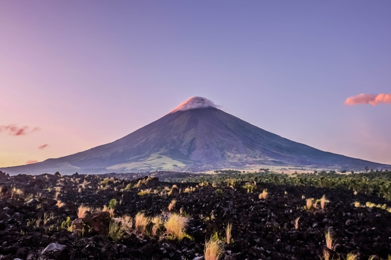 volcano, snowcapped mountain, non-urban scene, nature, 4K, sky, tourism, volcanic crater, philippines, no people, tranquility, power in nature, geology
