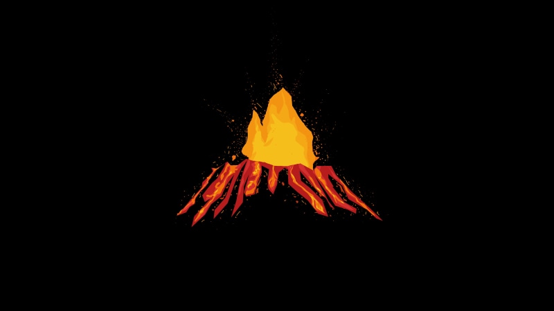 illuminated, nature, flame, copy space, no people, black background, bonfire, 5K, land, illustration, yellow, red, fire, heat - temperature, burning, orange color