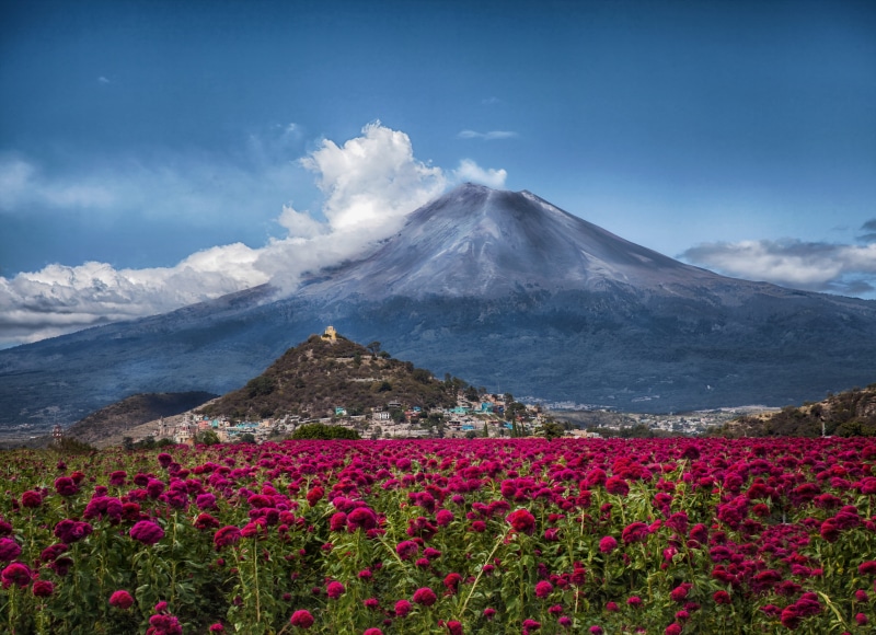 snowcapped mountain, outdoors, no people, landscape, puebla, mountain, beauty in nature, tranquility, tranquil scene, volcano, nature, scenics - nature