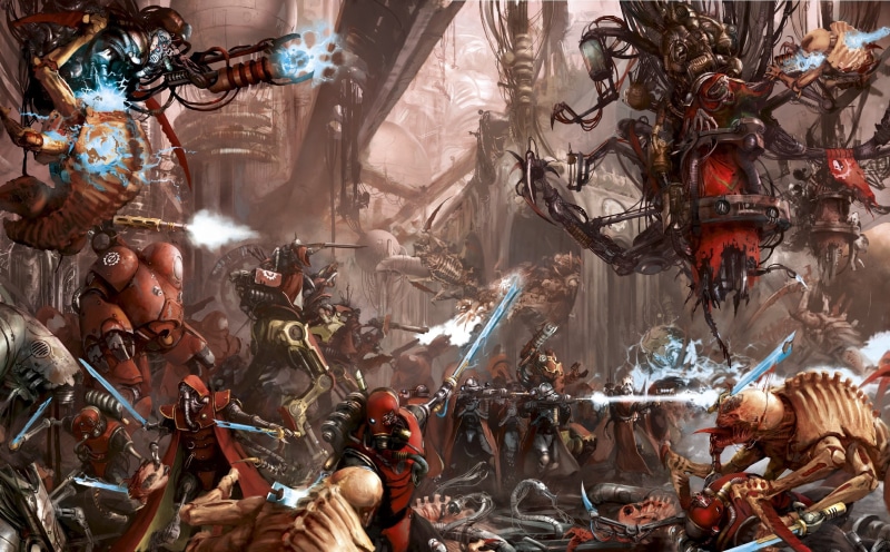 Adeptus Mechanicus, Warhammer 40 000, tech priest, 1080P, tyranids