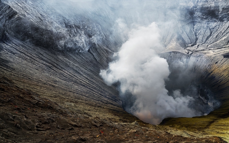 environment, beauty in nature, power, day, no people, physical geography, smoke, nature, mountain, steam, non-urban scene, crater, Poison, landscape, heat