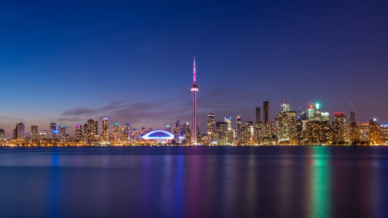hd, center, summer, city, architecture, canada, laptop, desktop, toronto, 4K, mobile, night, phones