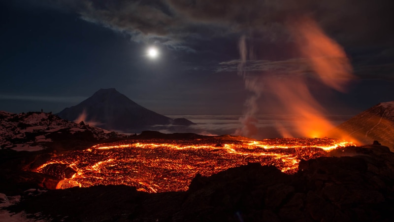 lava, hot, 2K, volcano, hd