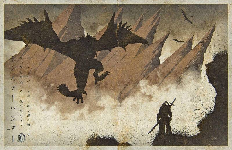 Video Game, Monster Hunter: World, 1080P, Rathalos (Monster Hunter)