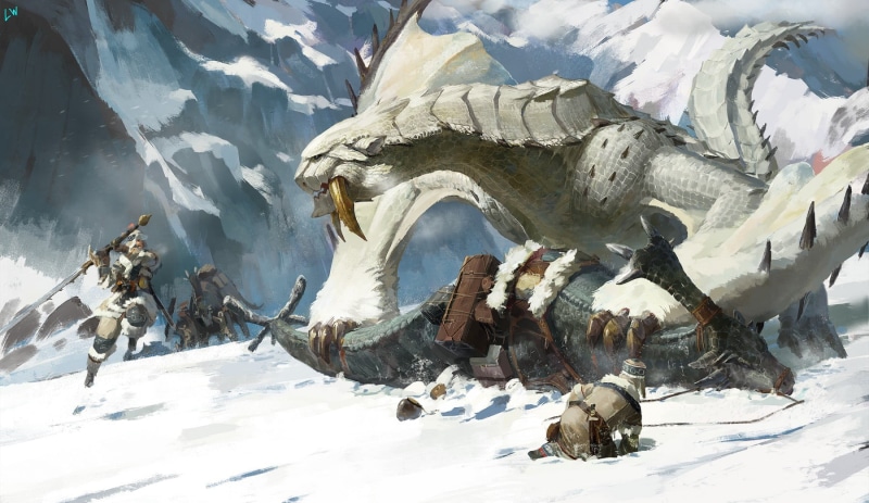heroic fantasy, winter, rock - object, white color, no people, pets, white, snow, beauty in nature, animal themes, rock, scenics - nature, monster, cold temperature