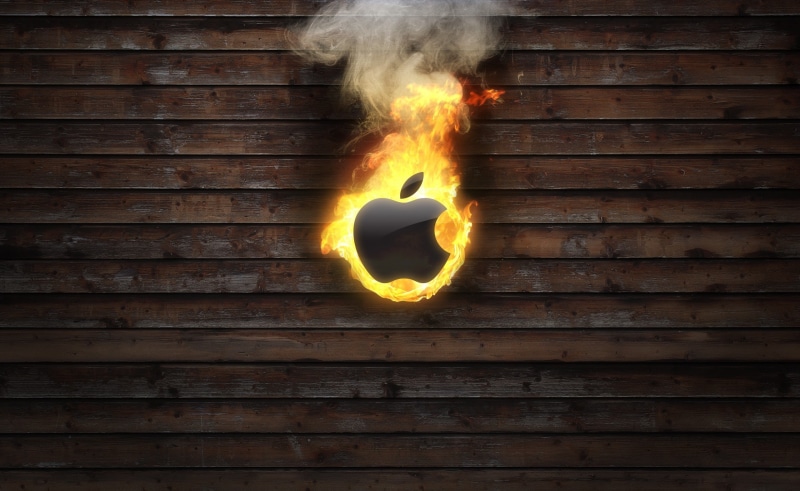 glowing, pattern, event, nature, 2K, motion, Apple, flame, yellow, Computers, Mac, sign, communication, no people, heat - temperature, Logo, Fire, orange color
