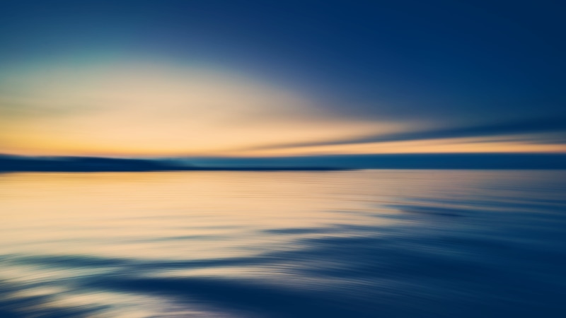 beauty in nature, no people, body, cloud - sky, 4K, tranquility, waterfront, coast, water, waves, blurred motion, reflection, sunset, sea, motion, horizon over water