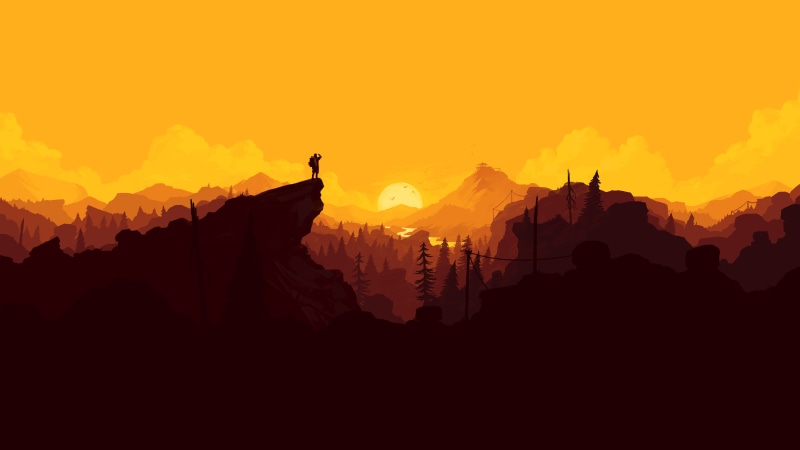 5K, PS4, PC, Sunset, 5K, Firewatch